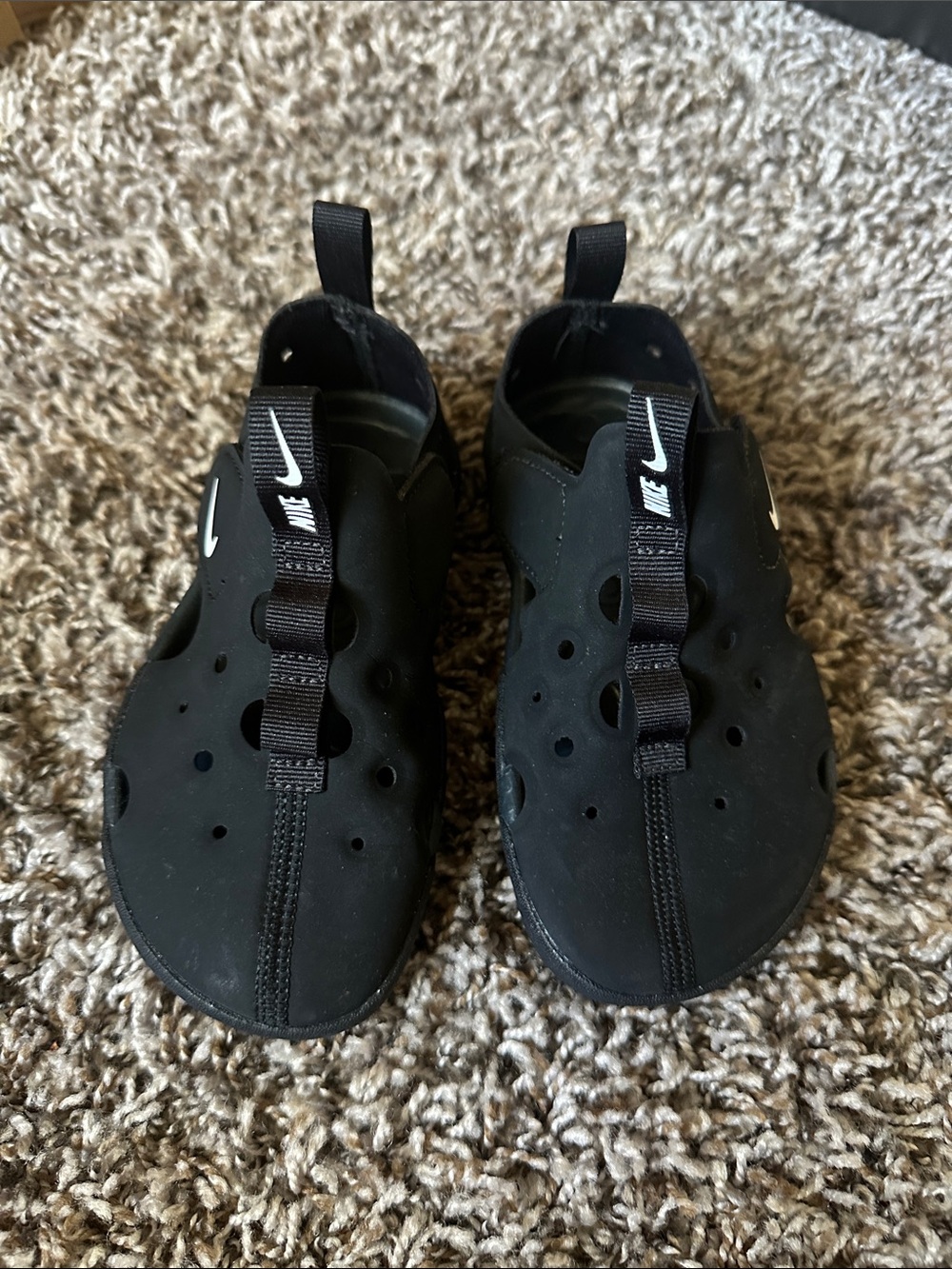 Nike Kids Black Slip-On Hydro Water Shoes